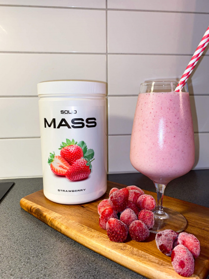 Mansikkapainonnousu-shake