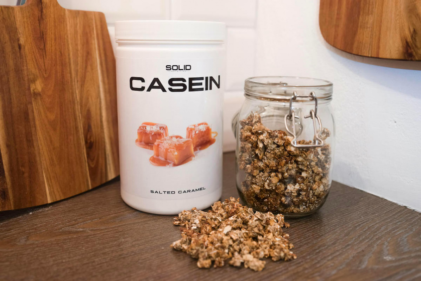 Granola suolakaramellimaulla