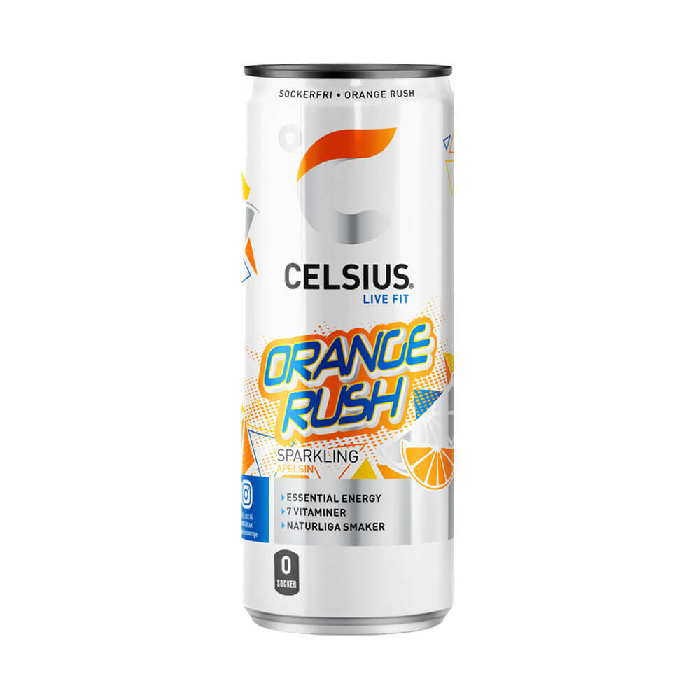 Celsius, 355 ml (Orange Rush)