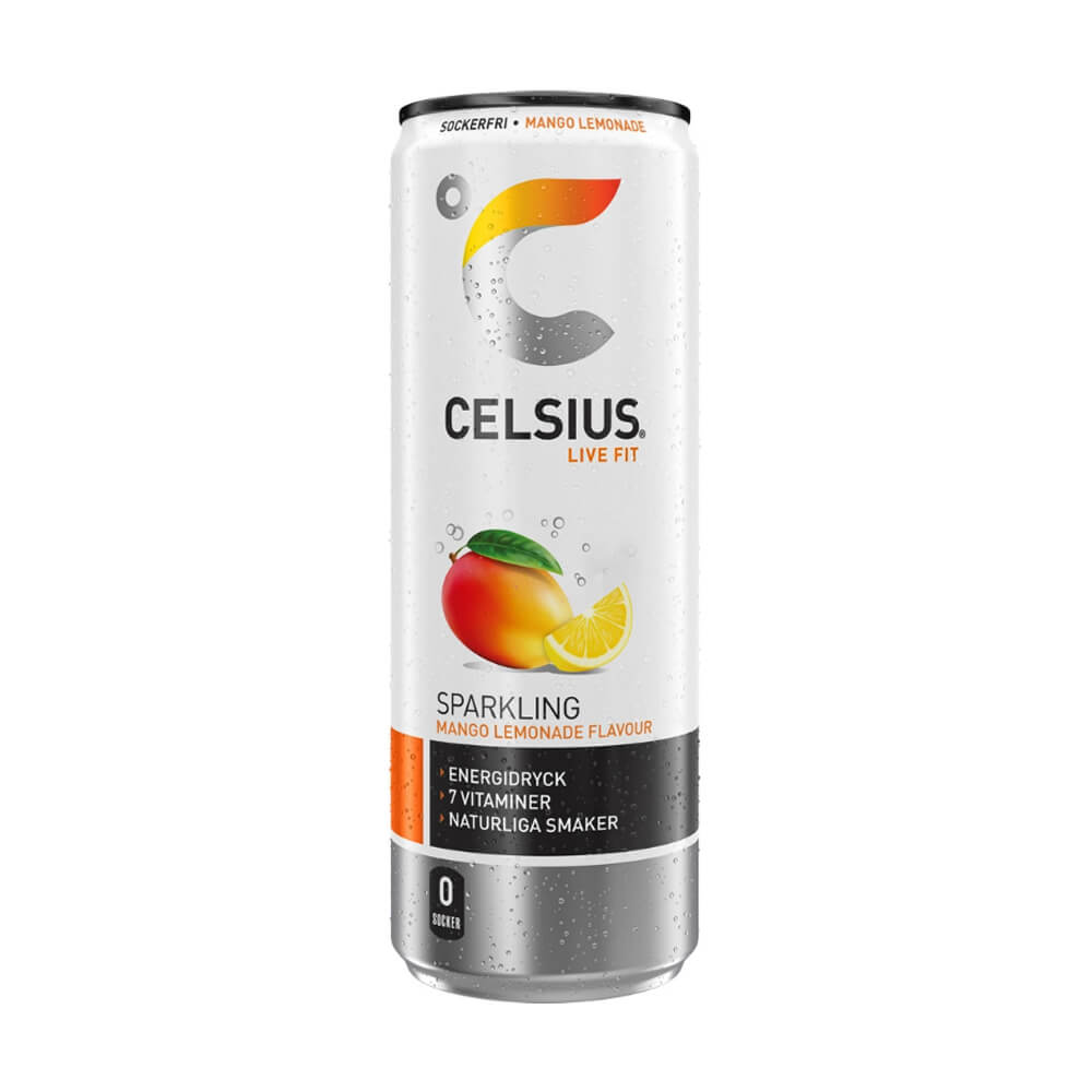 Celsius, 355 ml (Mango Lemonade)