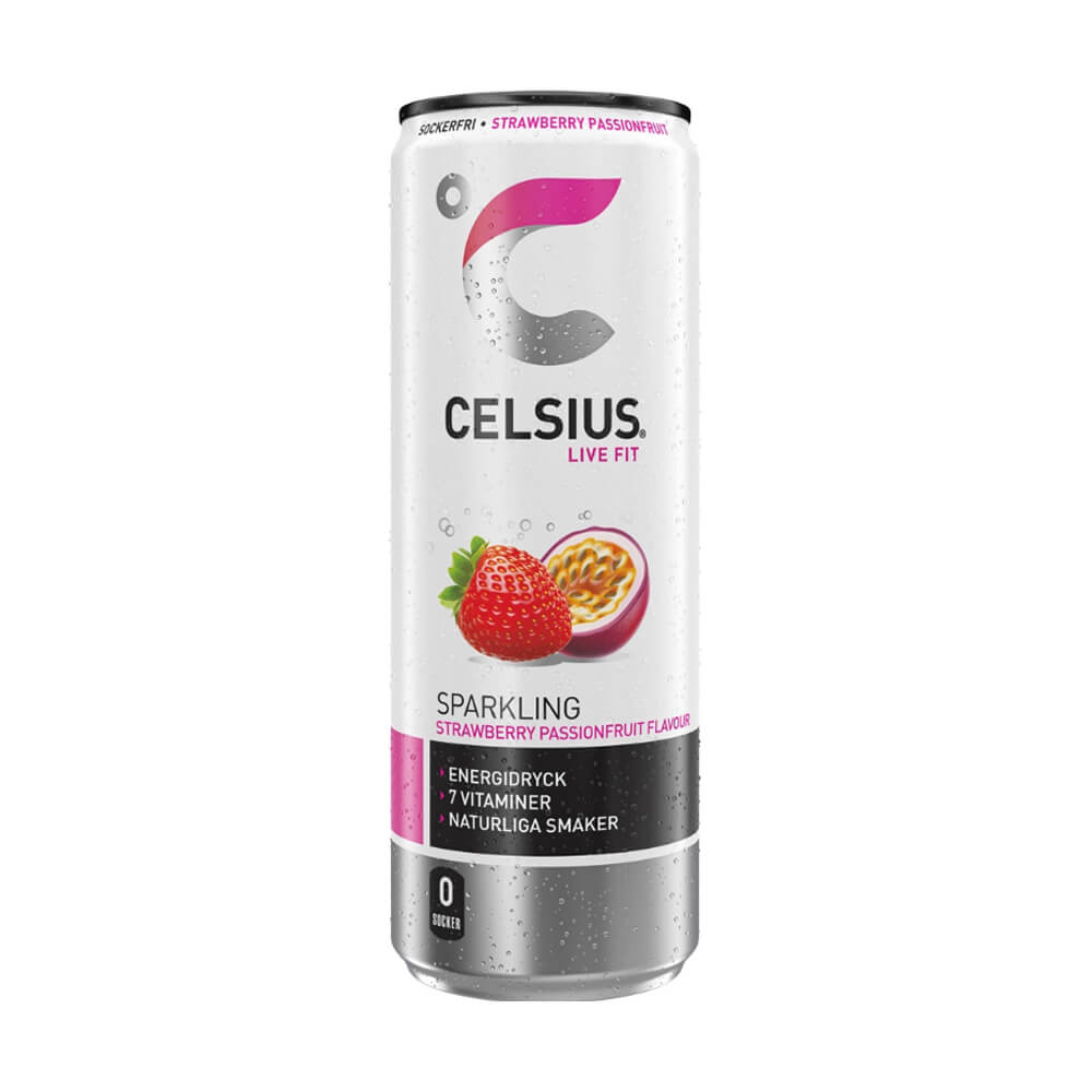 Celsius, 355 ml (Strawberry Passionfruit)