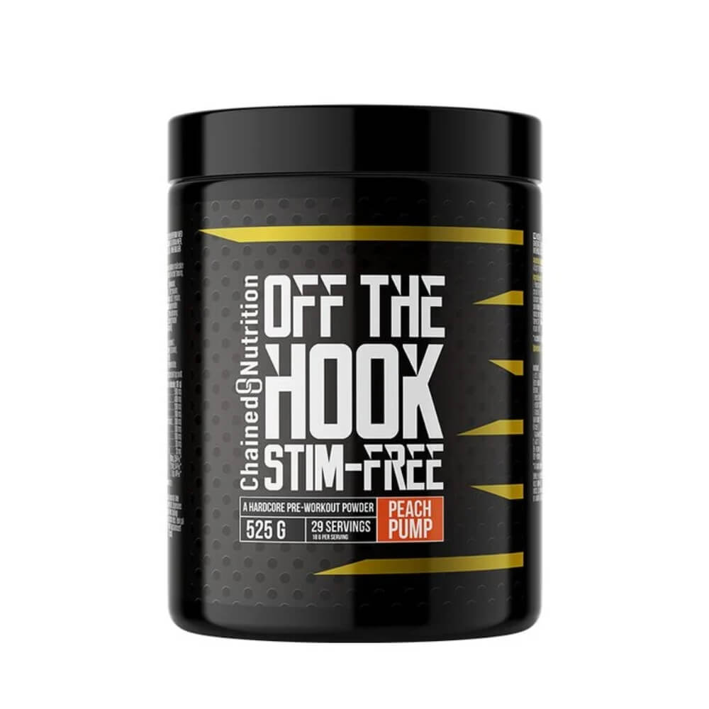 Chained Nutrition Off The Hook Stim Free, 525 g (Peach Pump)