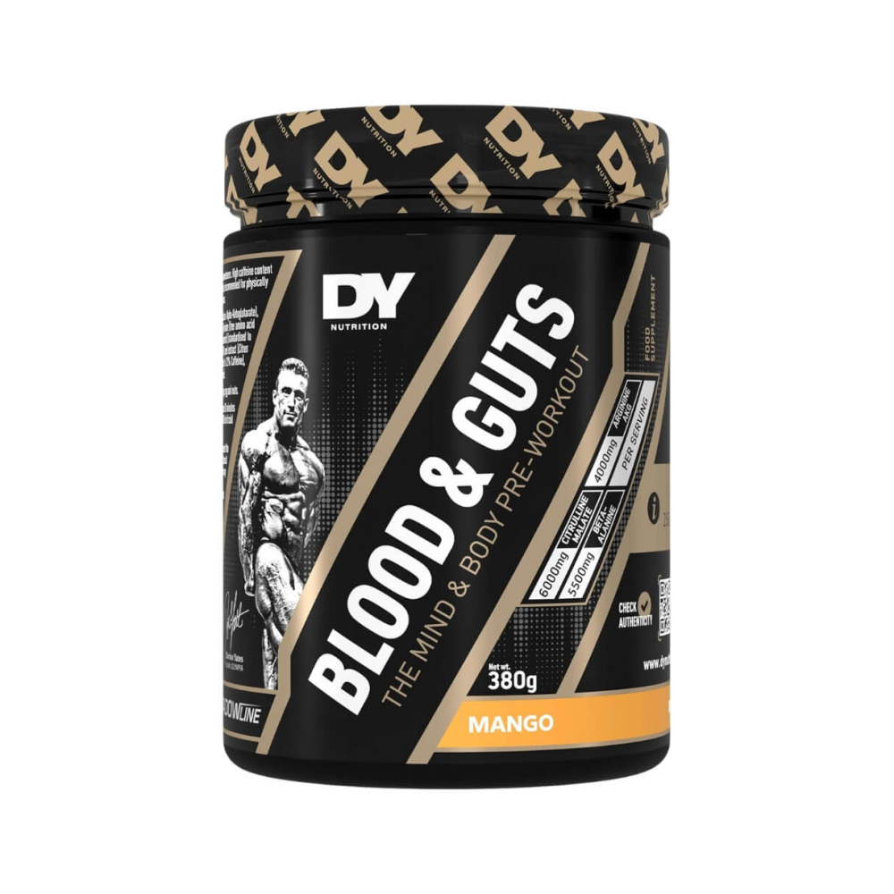 DY Nutrition Blood & Guts, 380 g (Mango)