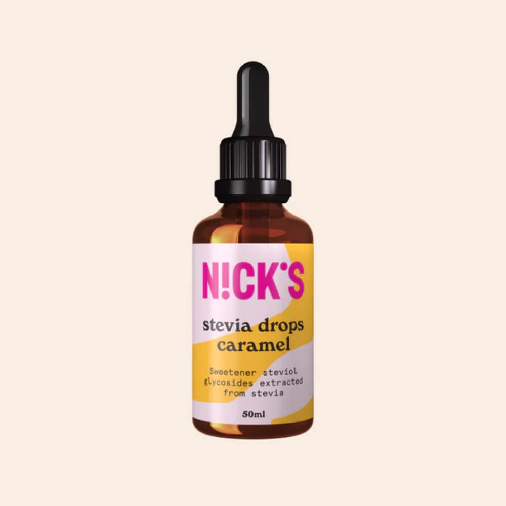 Nicks Steviadroppar, 50 ml (Caramel)