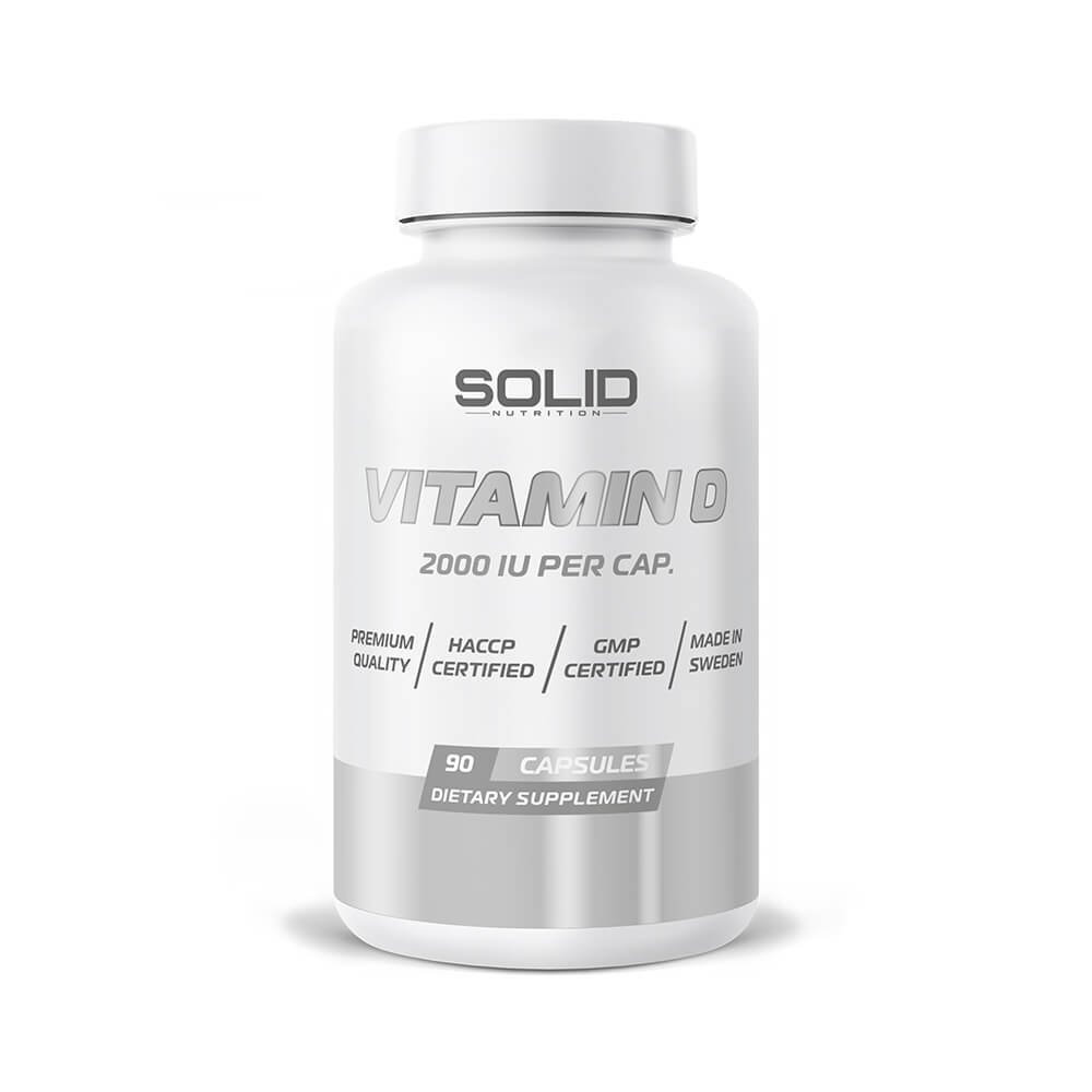 SOLID Nutrition Vitamin D, 90 caps