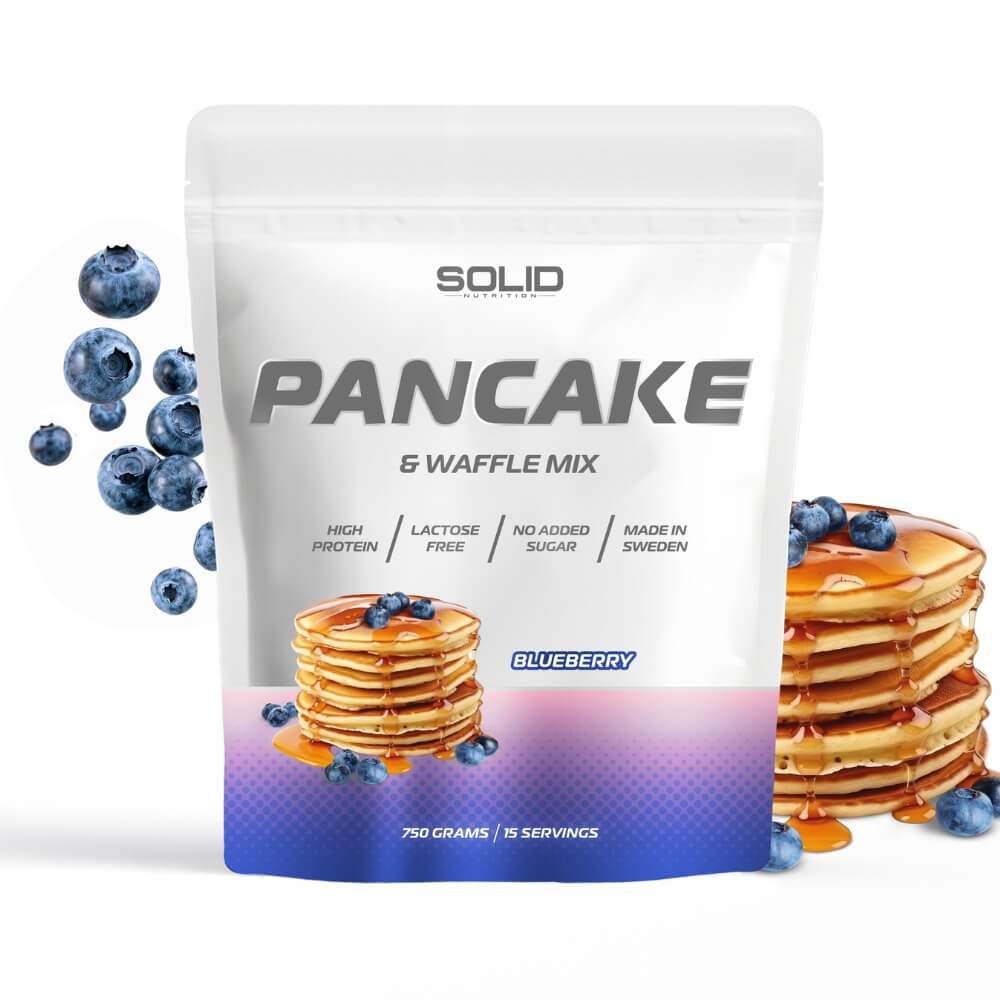 SOLID Nutrition Pancake & Waffle Mix, 750 g (Blueberry)
