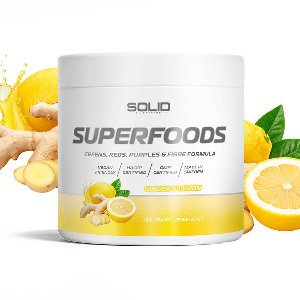 SOLID Nutrition Superfoods, 300 g (Ginger & Lemon)
