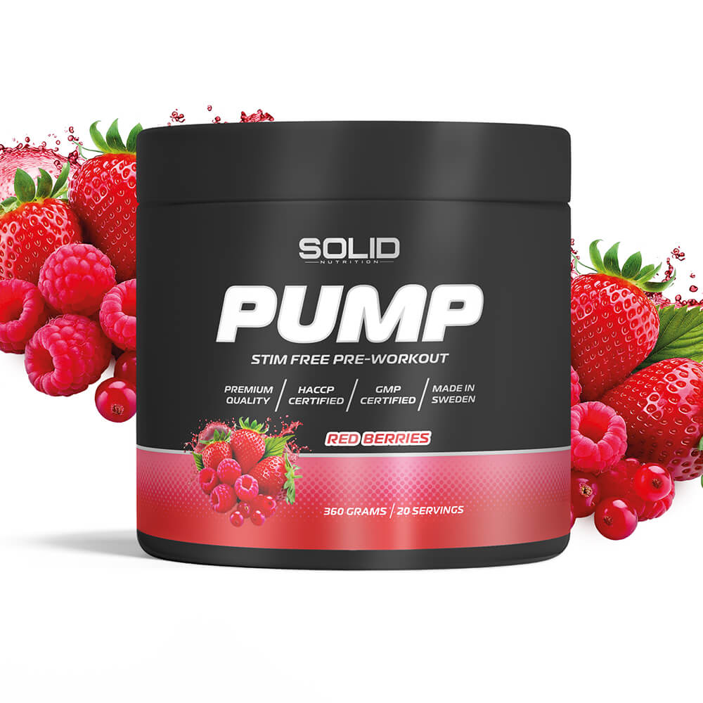 SOLID Nutrition BLACK LINE Pump, 360 g (Red Berries)
