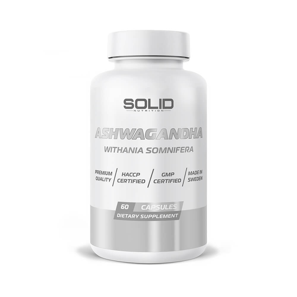 SOLID Nutrition Ashwagandha, 60 caps