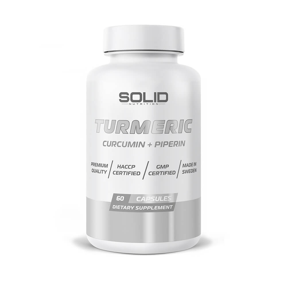 SOLID Nutrition Turmeric, 60 caps