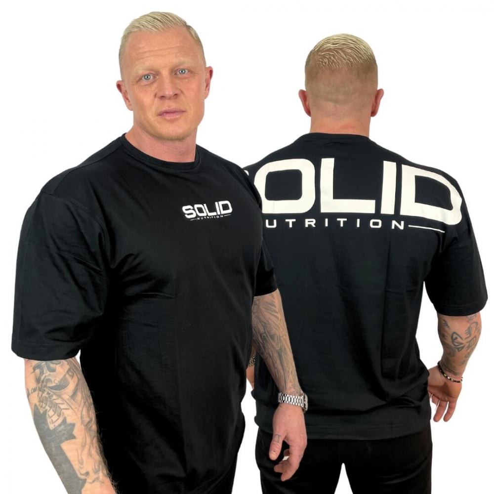 SOLID Nutrition Oversized Tee, black (M)