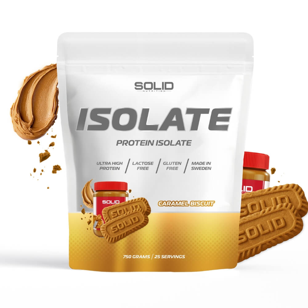 SOLID Nutrition Isolate, 750 g (Caramel Biscuit)