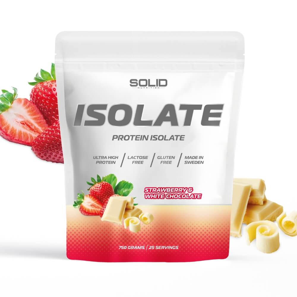 SOLID Nutrition Isolate, 750 g (Strawberry & White Chocolate)