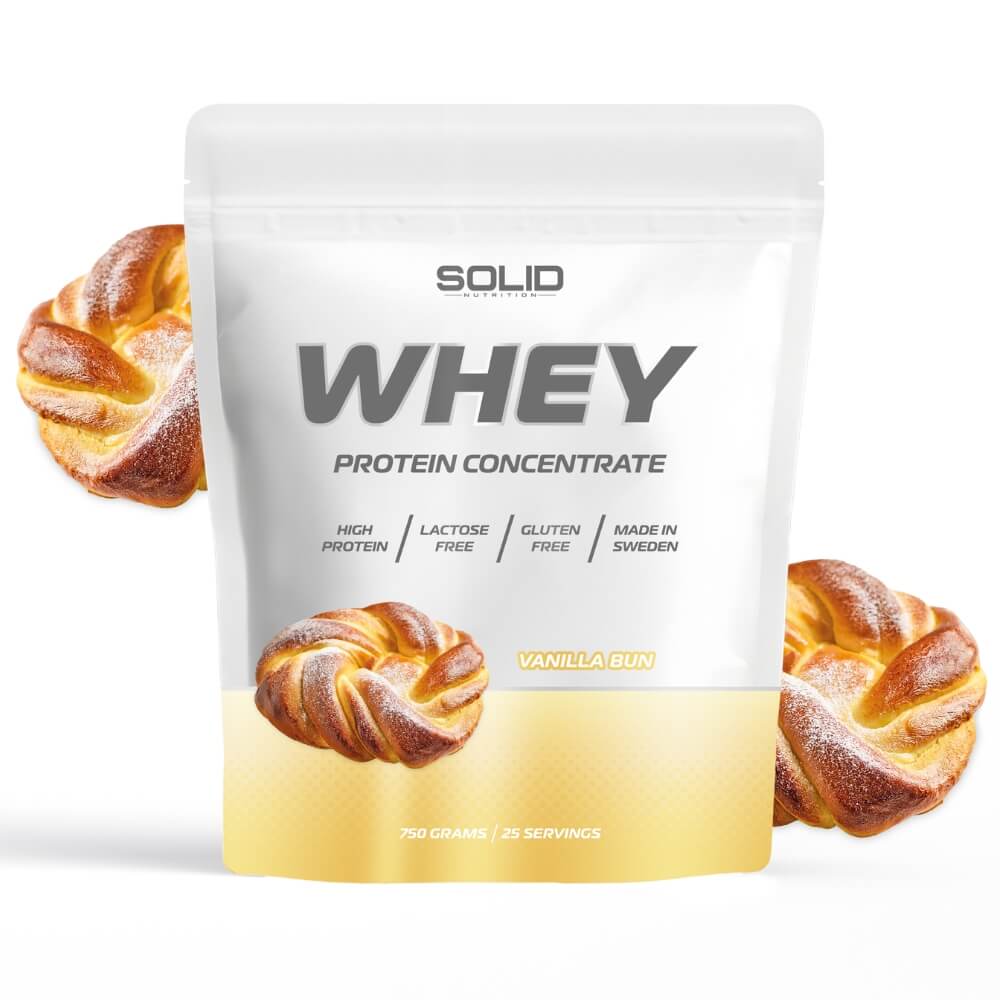 SOLID Nutrition Whey, 750 g (Vanilla Bun)