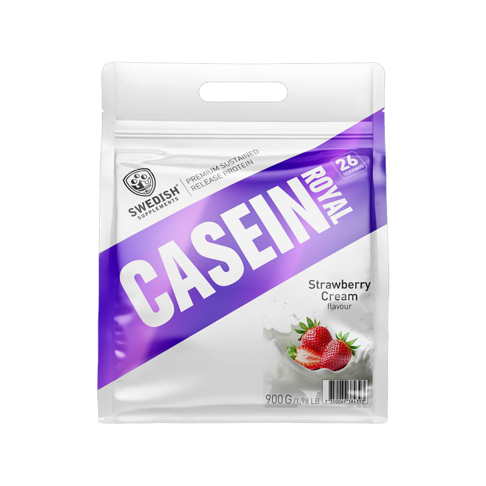 Swedish Supplements Casein Royal, 900g (Strawberry Cream)