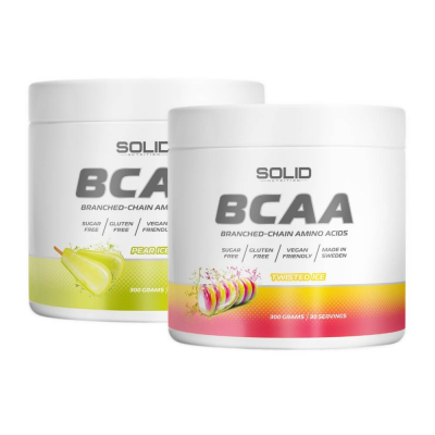2 x SOLID Nutrition BCAA, 300 g