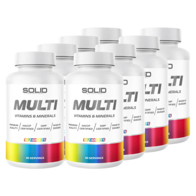 8 x SOLID Nutrition MULTI, 90 tabs