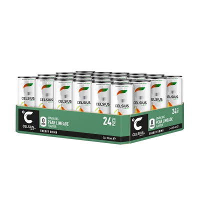 24 x Celsius, 355 ml (Pear Limeade)