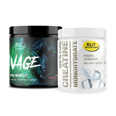 Savage PWO, 300 g + Creatine Monohydrate, 300 g