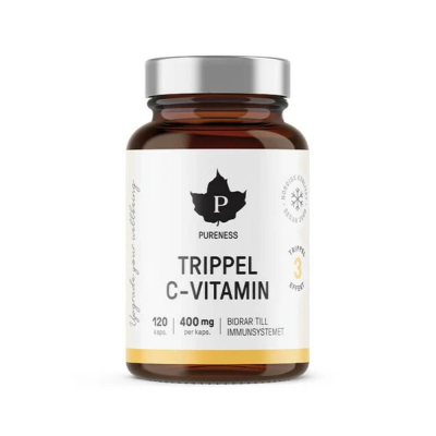Pureness Trippel C-vitamin, 120 caps