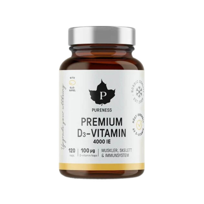 Pureness Premium D-vitamin 4000 IE, 120 caps