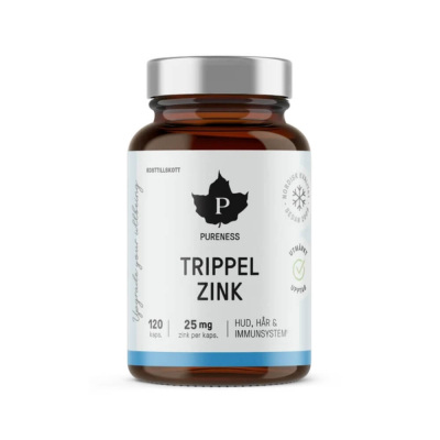 Pureness Trippel Zink, 120 capsPureness Trippel Zink, 120 caps
