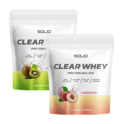 2 x SOLID Nutrition Clear Whey, 300 g