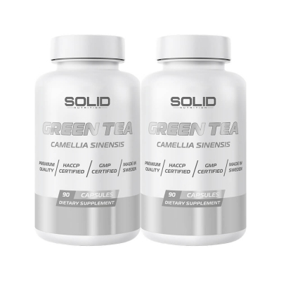 2 x SOLID Nutrition Green Tea, 90 caps