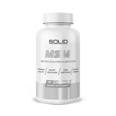 SOLID Nutrition MSM, 150 mega caps