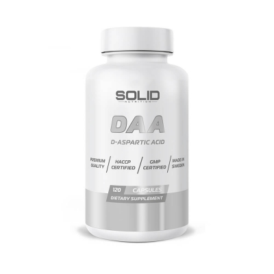 SOLID Nutrition DAA, 120 mega caps