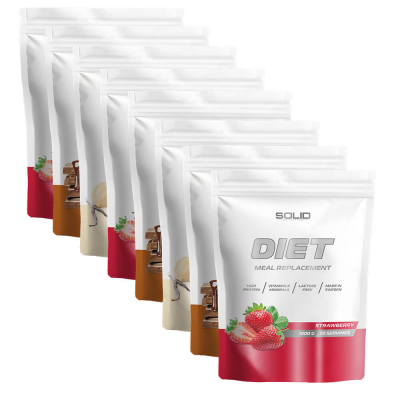 8 x SOLID Nutrition Diet, 1000 g
