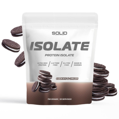 SOLID Nutrition Isolate, 750 g (Cookies & Cream)