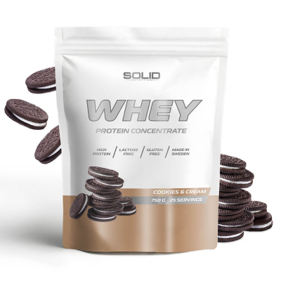 SOLID Nutrition Whey, 750 g (Cookies & Cream)