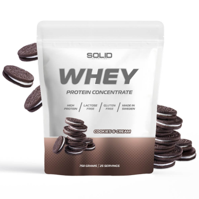 SOLID Nutrition Whey, 750 g (Cookies & Cream)