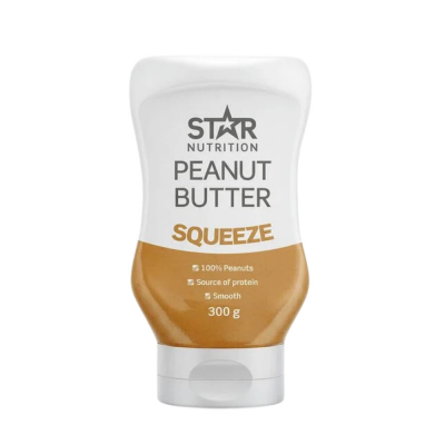 Star Nutrition Peanut Butter Squeeze, 300 g