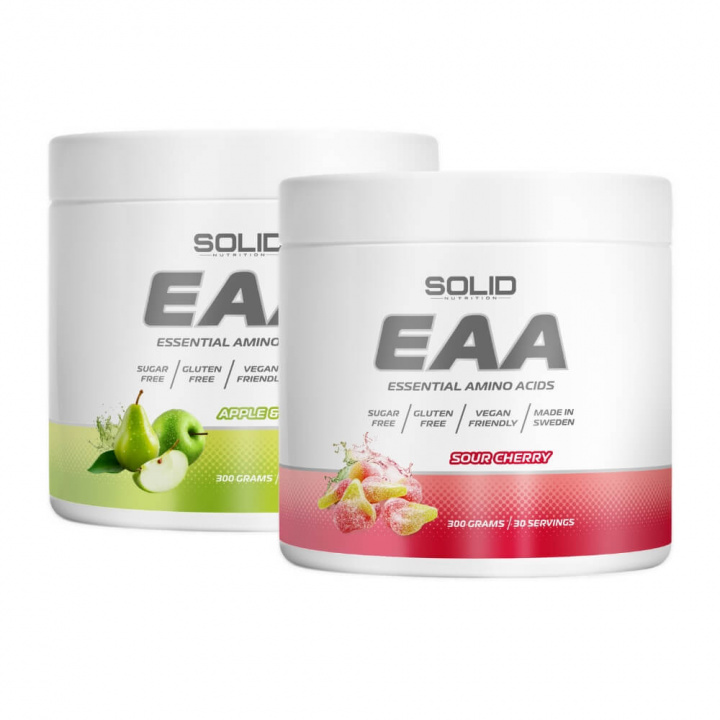2 x SOLID Nutrition EAA, 300 g ryhmässä Ravintolisät & Elintarvikkeet / Aminohapot / EAA @ Tillskottsbolaget (2SOLIDEAA)