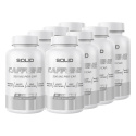 8 x SOLID Nutrition Caffeine, 90 caps