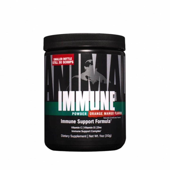 Universal Nutrition Animal Immune Pak Powder, 327 g (Orange Mango) ryhmässä Ravintolisät & Elintarvikkeet / Vitamiinit / Multivitamiini @ Tillskottsbolaget (ANIMAL854-1)