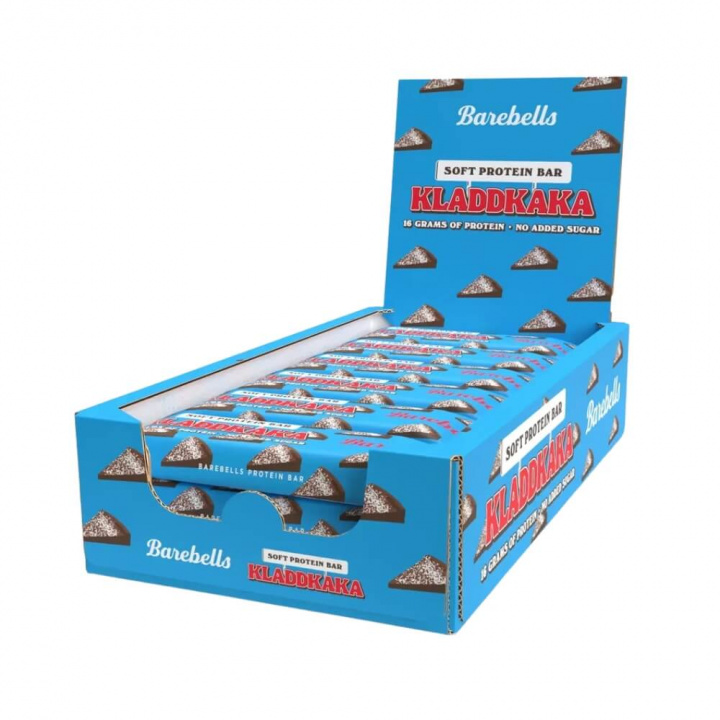 12 x Barebells Proteinbar, 55 g (Kladdkaka) ryhmässä Patukat / Proteiinipatukat @ Tillskottsbolaget (BAREBELLS043)