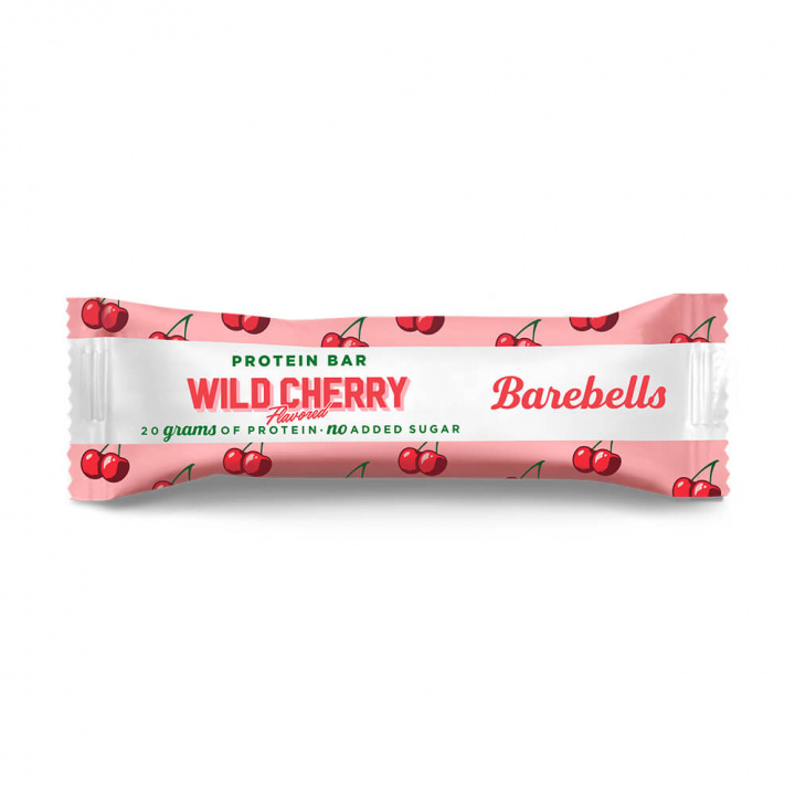 Barebells Proteinbar, 55 g (Wild Cherry) ryhmässä Patukat / Proteiinipatukat @ Tillskottsbolaget (BAREBELLS1CCL12C-11)
