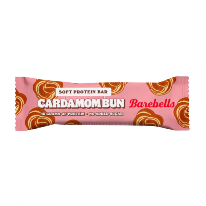 Barebells Proteinbar, 55 g (Cardamom Bun - Soft Bar) ryhmässä Patukat / Proteiinipatukat @ Tillskottsbolaget (BAREBELLS1CCL12C-12)