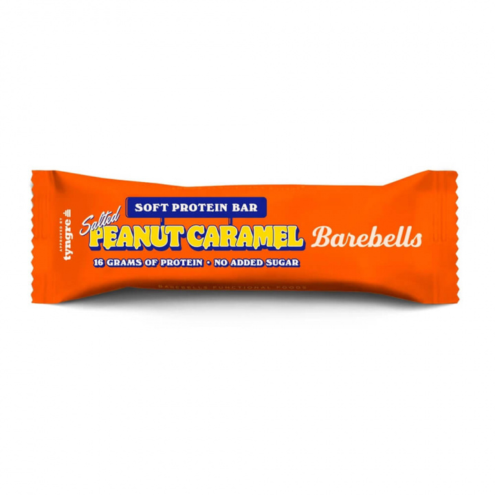 Barebells Proteinbar, 55 g (Salted Peanut Caramel) ryhmässä Patukat / Proteiinipatukat @ Tillskottsbolaget (BAREBELLS1CCL12C-15)