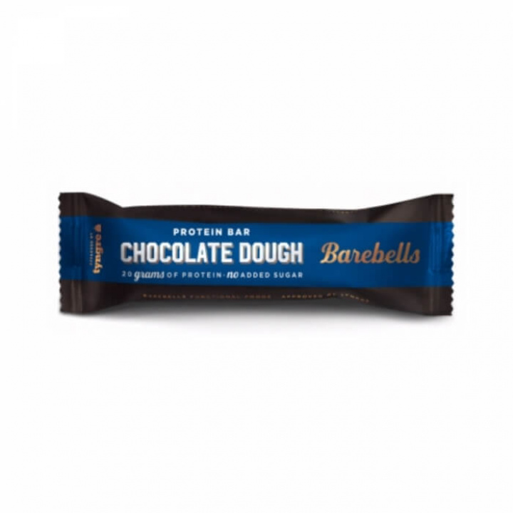 Barebells Proteinbar, 55 g (Chocolate Dough) ryhmässä Patukat / Proteiinipatukat @ Tillskottsbolaget (BAREBELLS1CCL12C-9)