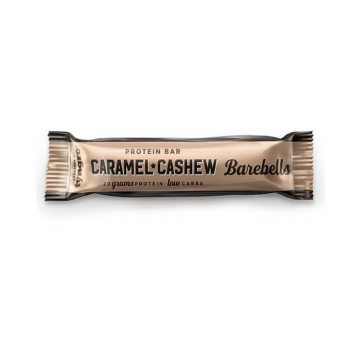 Barebells Proteinbar, 55 g (Caramel Cashew) ryhmässä Patukat / Proteiinipatukat @ Tillskottsbolaget (BAREBELLS1CCL12CCC)
