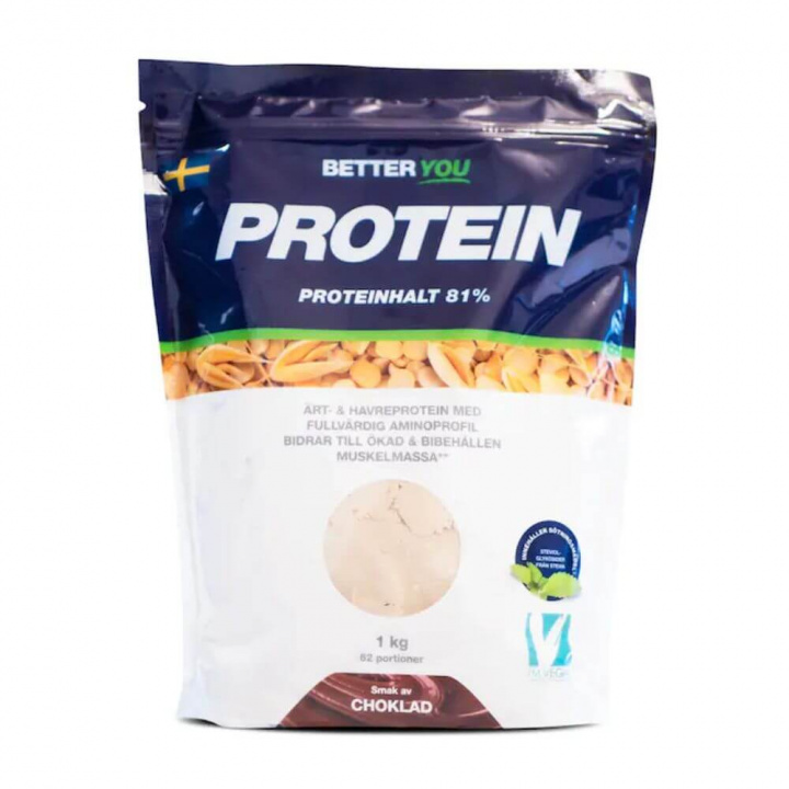 Better You ?rt- & havreprotein, 1 kg (Choklad) ryhmässä Ravintolisät & Elintarvikkeet / Proteiinijauhe / Laktoositon Proteiini @ Tillskottsbolaget (BETYOU1CH)