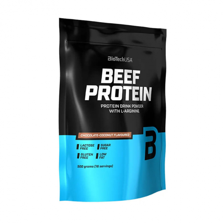 BiotechUSA Beef Protein, 500 g ryhmässä Ravintolisät & Elintarvikkeet / Proteiinijauhe / Laktoositon Proteiini @ Tillskottsbolaget (BIOTECHUSA754)