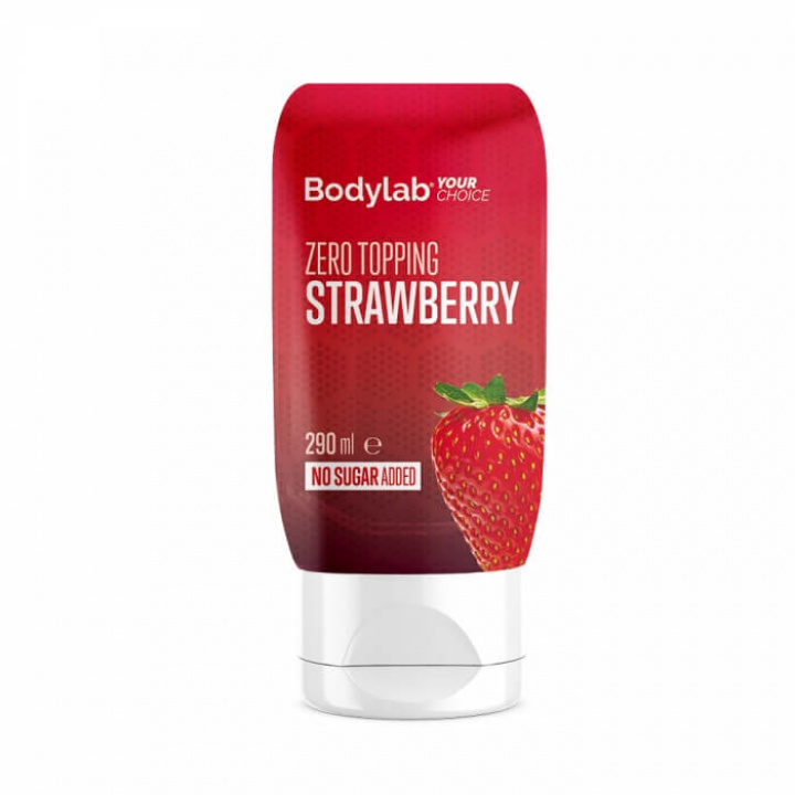 Bodylab Zero Topping, 290 ml (Strawberry) ryhmässä Teematuotteet / Ravintolisät Naisille @ Tillskottsbolaget (BODYLAB003-3)
