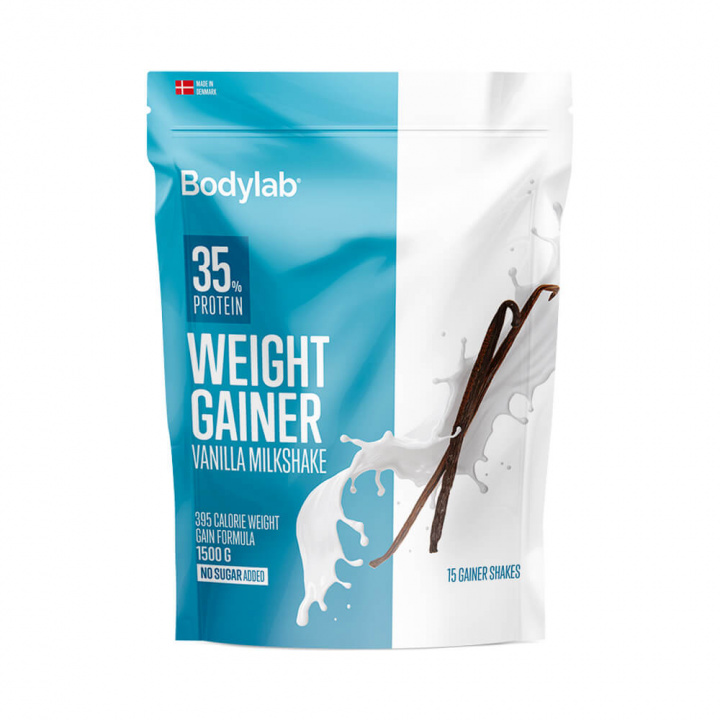 Bodylab Weight Gainer, 1,5 kg (Vanilla Milkshake) ryhmässä Teematuotteet / Ravintolisät Naisille @ Tillskottsbolaget (BODYLAB0321-1)