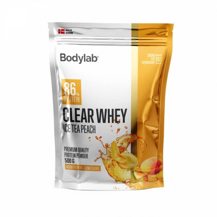 Bodylab Clear Whey, 500 g (Ice Tea Peach) ryhmässä Ravintolisät & Elintarvikkeet / Proteiinijauhe / Clear Whey @ Tillskottsbolaget (BODYLAB757-2)