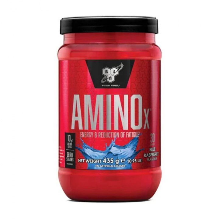 BSN Amino-X, 435 g (Blue Raspberry) ryhmässä Ravintolisät & Elintarvikkeet / Aminohapot / Aminohappokompleksi @ Tillskottsbolaget (BSN001BR)